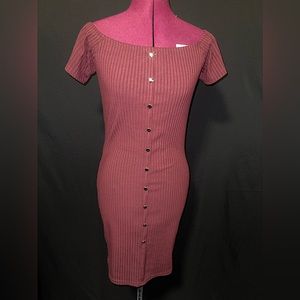 Say What? Off the Shoulder Dress